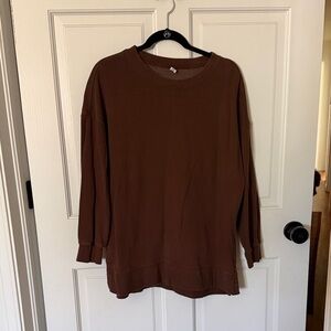 Old Navy Brown Crewneck Sweatshirt for Women